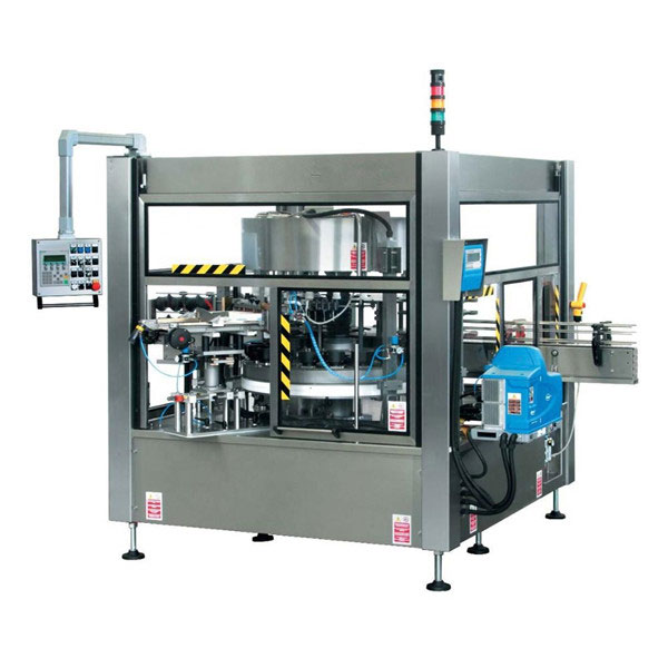 CE පූර්ණ ස්වයංක්‍රීය බෝතල් පියාපත් සහිත රොටරි ස්ටිකර් ලේබල් යන්ත්‍රය