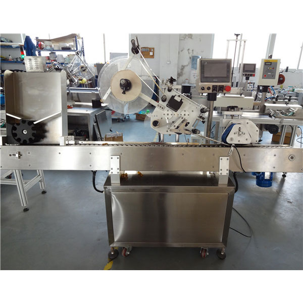 පීඑල්සී පාලන ආර්ථිකය මිනි බෝතලය සඳහා ස්වයංක්‍රීය වෑල් තිරස් ලේබල් කිරීමේ යන්ත්‍රය